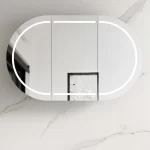 OTTI LED-BOSV1275W BONDI LED SHAVING CABINET 1200 MATTE WHITE