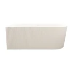 UNICASA ROC-L-MW ROSE V-GROOVE RIGHT/LEFT CORNER BATH MATTE WHITE