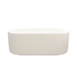 UNICASA ROO-MW ROSE V-GROOVE FREESTANDING BATH MATTE WHITE