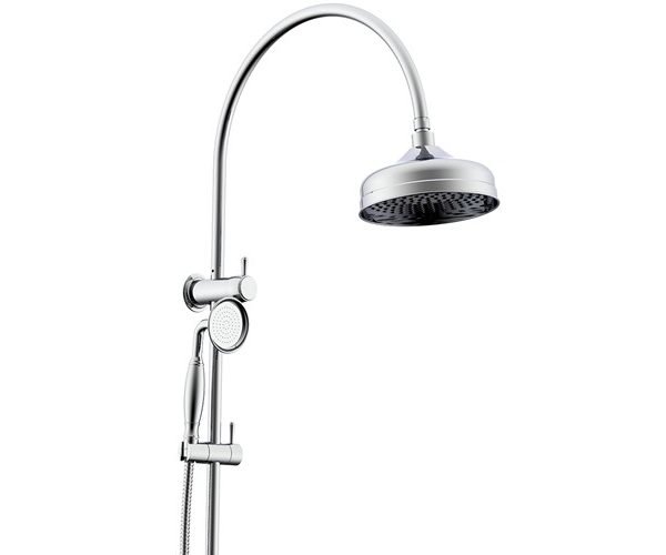 ADP JTAPSRTSETSOE ETERNAL GOOSENECK TWIN SHOWER SET CHROME & COLOURED