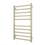 RADIANT RTR02 ROUND HEATED LADDER TOWEL RAIL 600X1100MM COLOURED