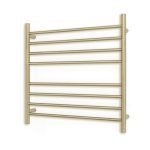 RADIANT RTR06 ROUND HEATED LADDER TOWEL RAIL 750X750MM COLOURED