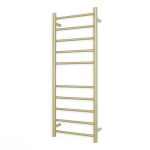 RADIANT RTR430 ROUND HEATED LADDER TOWEL RAIL 430X1100MM COLOURED