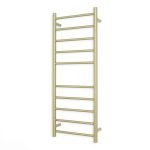 RADIANT RTR430 ROUND HEATED LADDER TOWEL RAIL 430X1100MM COLOURED