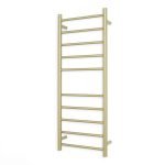 RADIANT RTR430 ROUND HEATED LADDER TOWEL RAIL 430X1100MM COLOURED