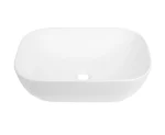 INSPIRE IS4096MW RECTANGULAR ABOVE COUNTER BASIN MATTE WHITE