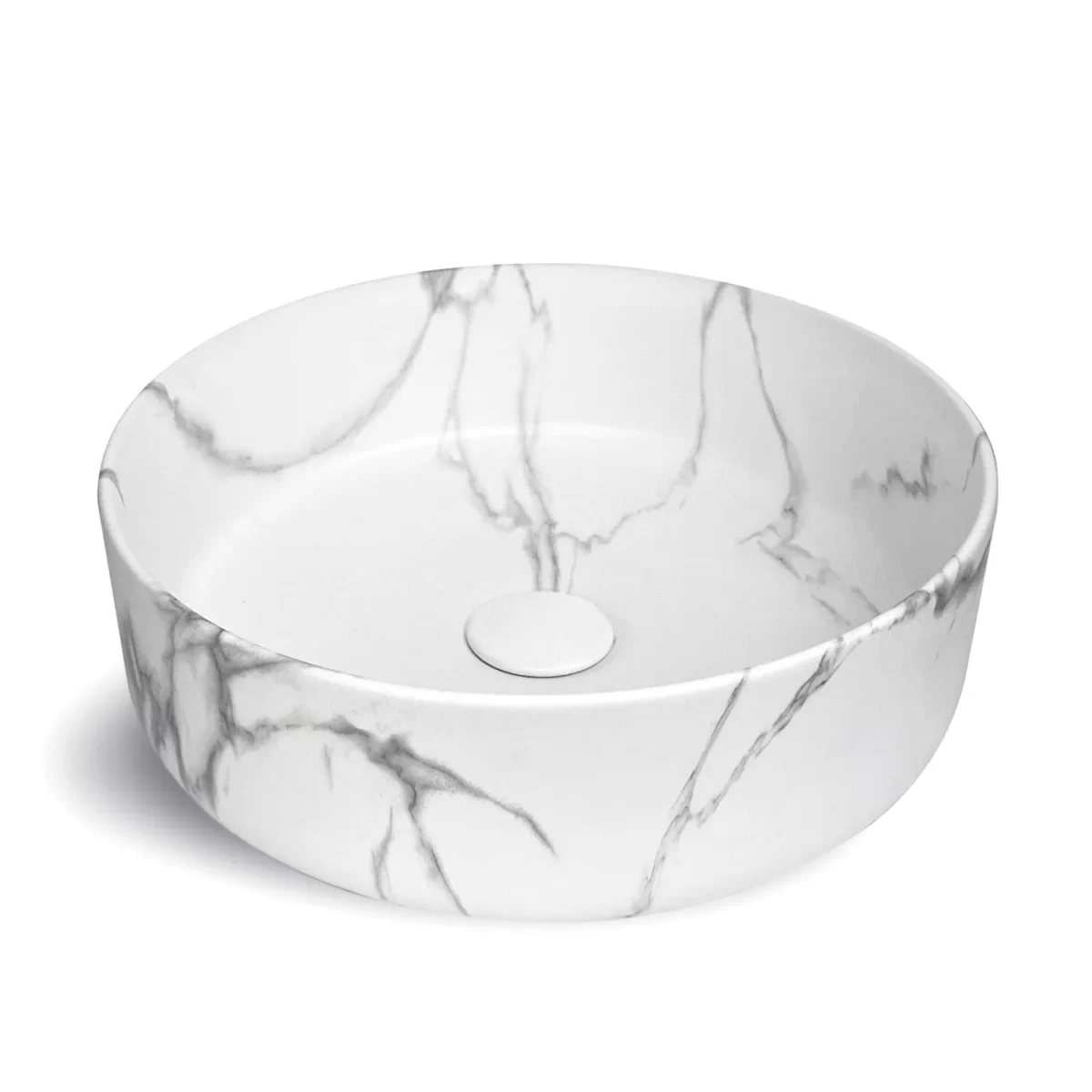 OTTI OT3600MCAR RADIUS ROUND ABOVE COUNTER BASIN MARBLE LOOK