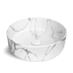 OTTI OT3600MCAR RADIUS ROUND ABOVE COUNTER BASIN MARBLE LOOK