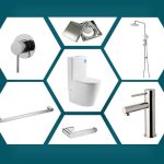 Basic Round Series Chrome Bathroom Package