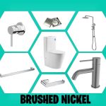 Luxury Round Series Brushed Nickel Bathroom Package
