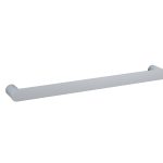 THERMOGROUP DSP6BR HEATED TOWEL RAIL FLAT PILL SINGLE BAR BRUSHED STAINLESS
