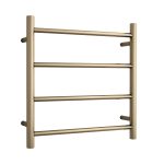 THERMOGROUP SR25MBB ROUND LADDER HEATED TOWEL RAIL BRUSHED BRASS
