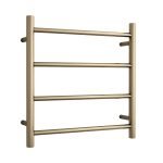 THERMOGROUP SR25MBB ROUND LADDER HEATED TOWEL RAIL BRUSHED BRASS