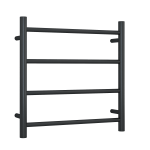 THERMOGROUP SR2512B 12VOLT ROUND LADDER HEATED TOWEL RAIL MATT BLACK