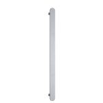 THERMOGROUP VP900BR VERTICAL SINGLE HEATED TOWEL RAIL FLAT PILL 12V BRUSHED STAINLESS