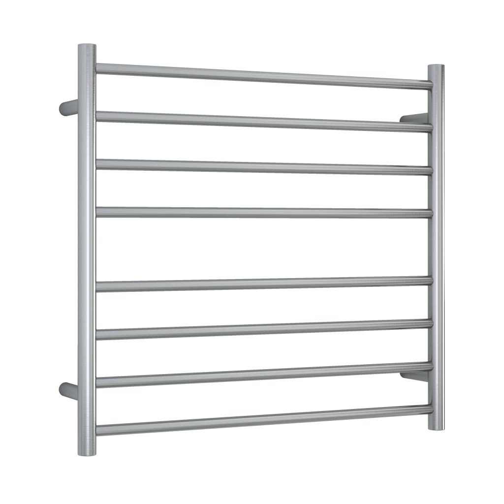 THERMOGROUP SRB33M HEATED TOWEL RAIL ROUND LADDER BRUSHED