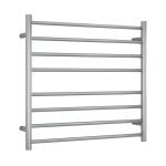 THERMOGROUP SRB33M HEATED TOWEL RAIL ROUND LADDER BRUSHED