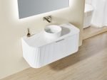 POSEIDON CA1200W AVALON CURVED WALL HUNG VANITY CABINET ONLY
