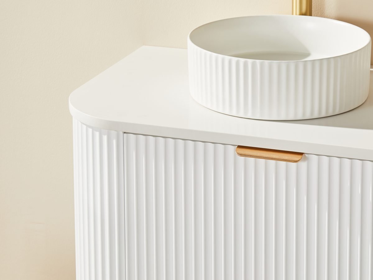 POSEIDON CA1500W AVALON CURVED WALL HUNG VANITY CABINET ONLY