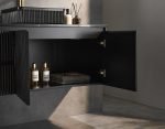 POSEIDON CB124LW BRINDABELLA WALL HUNG VANITY 1200MM LEFT HAND DRAWERS CABINET ONLY