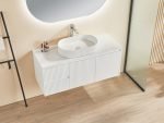 POSEIDON CB124LW BRINDABELLA WALL HUNG VANITY 1200MM LEFT HAND DRAWERS CABINET ONLY