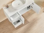 POSEIDON CB124LW BRINDABELLA WALL HUNG VANITY 1200MM LEFT HAND DRAWERS CABINET ONLY