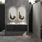 POSEIDON CB1521W BRINDABELLA WALL HUNG VANITY 1500MM CENTRE DRAWERS CABINET ONLY