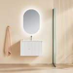 POSEIDON CB74LW BRINDABELLA WALL HUNG VANITY 750MM LEFT HAND DRAWERS CABINET ONLY