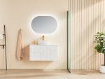 POSEIDON CB94LW BRINDABELLA WALL HUNG VANITY 900MM LEFT HAND DRAWERS CABINET ONLY