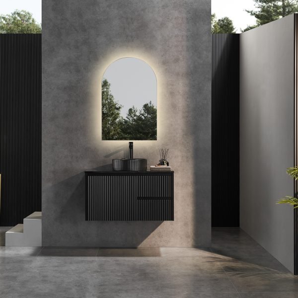 POSEIDON CB94RW BRINDABELLA WALL HUNG VANITY 900MM RIGHT HAND DRAWERS CABINET ONLY