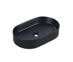 UNICASA CO-58 CORA OVAL ABOVE COUNTER FLUTED BASIN