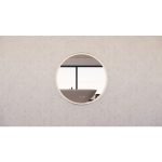 AQUAPERLA ABS-MLED-R3-6060GF ROUND FRAMED R3 LED MIRROR 600MM BRUSHED GOLD