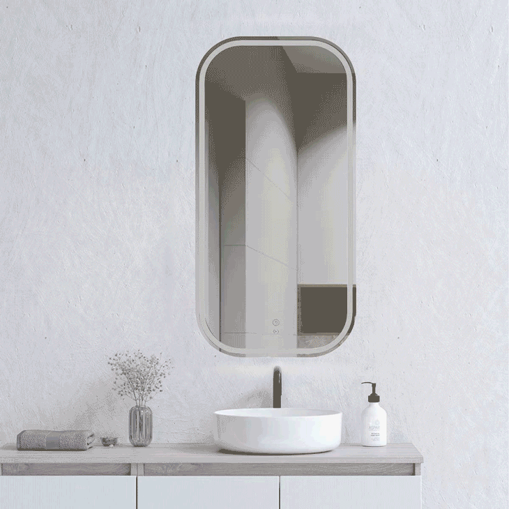 OTTI LED-SQ9045 NEWPORT SOFT SQUARE 900x450 FRAMELESS MIRROR
