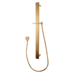 AQUAPERLA 2149.SH.N SQUARE SLIDING SHOWER RAIL WITHOUT HANDHELD SHOWER CHROME AND COLOURED