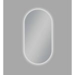 AQUAPERLA LM-LDO-BR OVAL 3 COLOR LIGHTING LED MIRROR 450X900MM WITH TOUCH SENSOR SWITCH