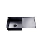 AQUAPERLA TWM4 1.2MM HANDMADE SINGLE BOWL KITCHEN SINK 960x450x230MM CHROME AND COLOURED