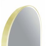 AQUAPERLA LM-UNI-MBG ARCH 3 COLOR LIGHTING FRAMED LED MIRROR 600X900MM BRUSHED GOLD