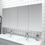 UNICASA BIMP-1504-GW BIANCA SHAVING CABINET 1500MM GLOSS WHITE
