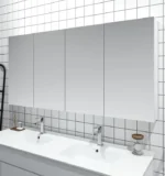 UNICASA BIMP-1504-GW BIANCA SHAVING CABINET 1500MM GLOSS WHITE