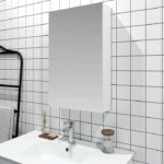 UNICASA BIMP-451-GW BIANCA PVC SHAVING CABINET 450MM GLOSS WHITE