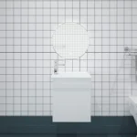 UNICASA BIPS-40W-GW SMALL SPACE WALL HUNG PVC VANITY 400MM GLOSS WHITE