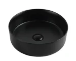 UNICASA SA-30-MB SASSO ROUND ABOVE COUNTER BASIN MATTE BLACK