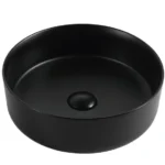 UNICASA SA-30-MB SASSO ROUND ABOVE COUNTER BASIN MATTE BLACK