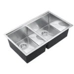 INSPIRE M-RF820A ARF STAINLESS STEEL KITCHEN DOUBLE BOWL SINK 800x480x220MM