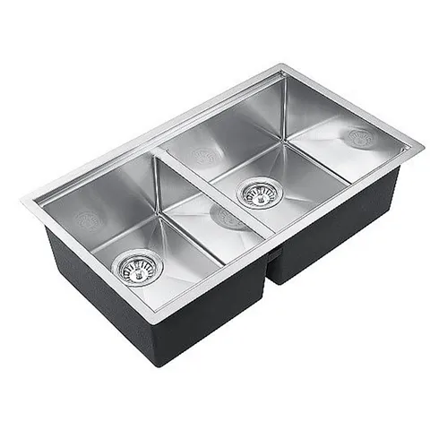 INSPIRE M-RF820A ARF STAINLESS STEEL KITCHEN DOUBLE BOWL SINK 800x480x220MM