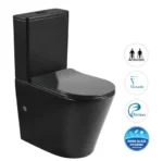 Inspire-IRTSPKVA-MB-Series-Radiant Toilet Suite Slim Seat-Matt Black