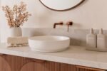ADP TOPCMNR400 ROUND ABOVE COUNTER BASIN GLOSS/MATTE WHITE
