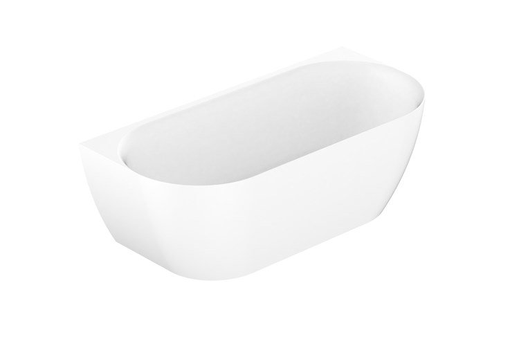 ADP BATAGLCB1500G GLACIER BACK TO WALL BATH 1500 GLOSS WHITE