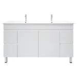 UNICASA BIP-150L-GW BIANCA FREESTANDING PVC VANITY 1500MM GLOSS WHITE
