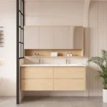 UNICASA HE-150W-TO HERA WALL HUNG VANITY 1500MM TAS OAK